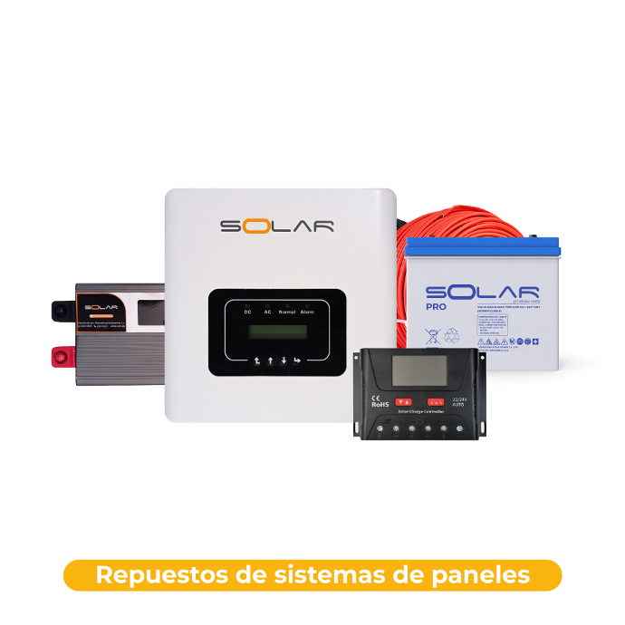 Repuestos sistemas de paneles solares