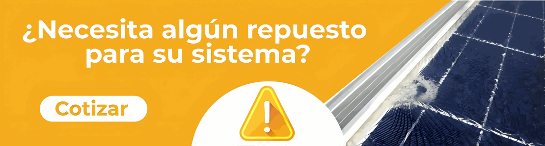 Repuestos para paneles atados a la red