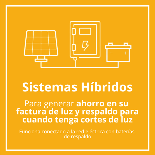 Sistemas de paneles solares hibridos
