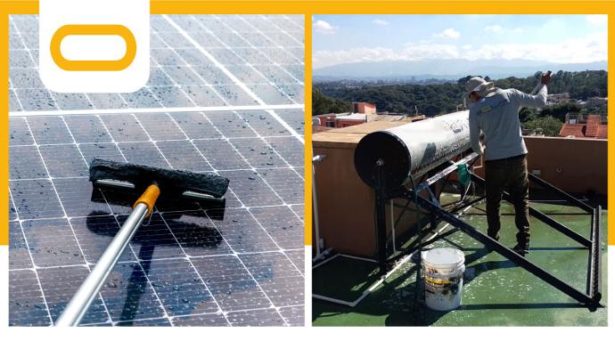 Mantenimiento de calentadores y paneles solares