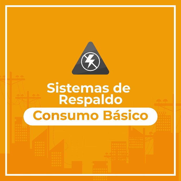 Sistemas de respaldo consumo basico