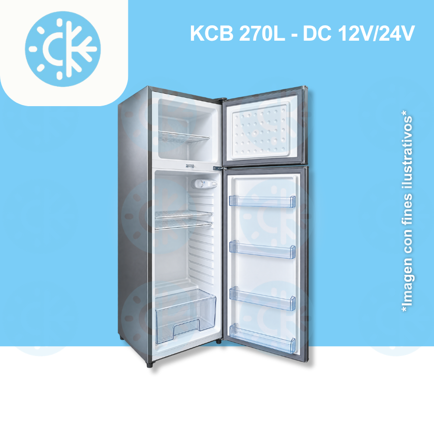 Sistema Solar Refrigerador 12/24V - 270 Litros