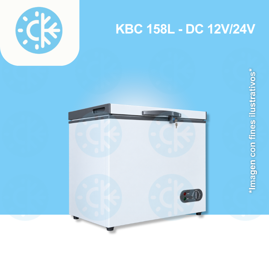 Congelador 12/24V - 158 Litros