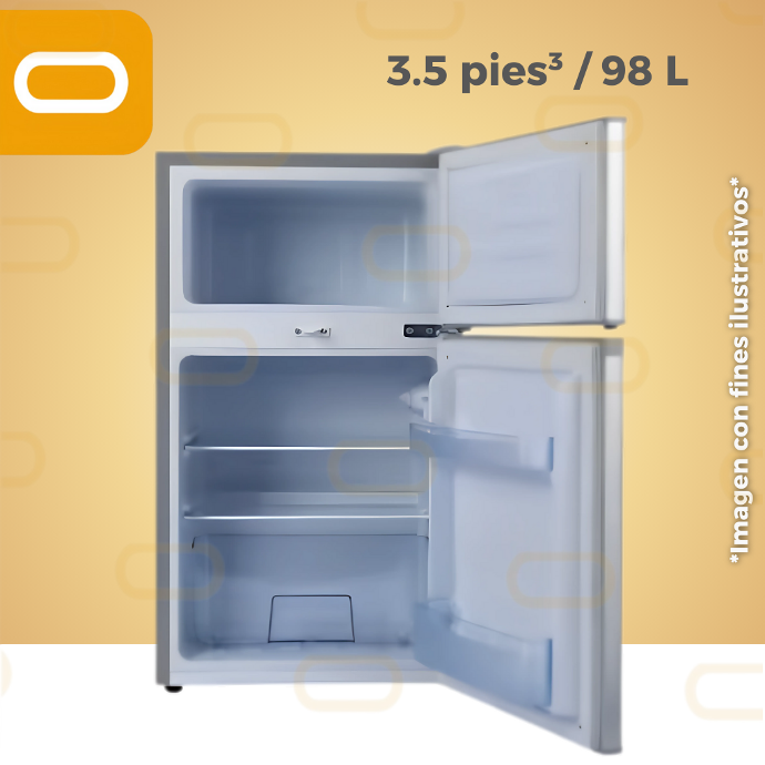 Refrigerador 3.46 pies³ / 98 Litros