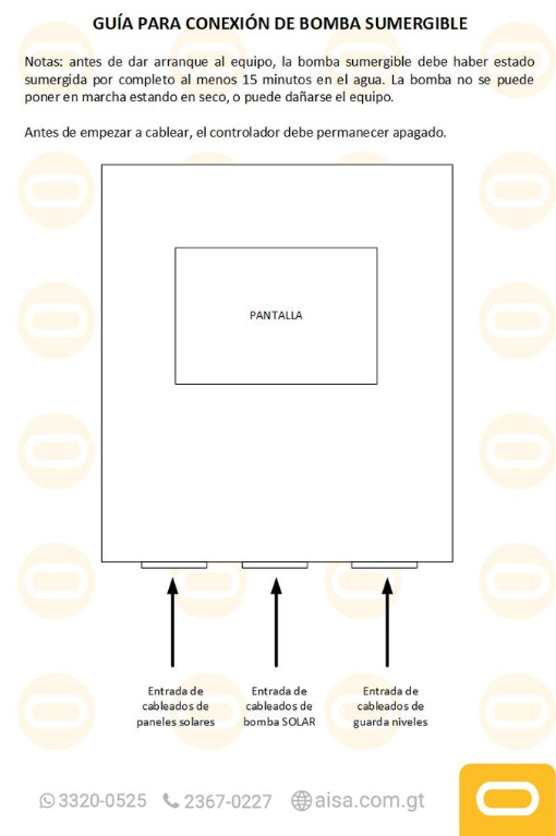Bomba sumergible SOLAR 6SSC-95-166-AD