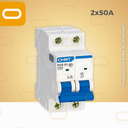 FLIPON AUTOMATICO 2X50 AMP CHINT