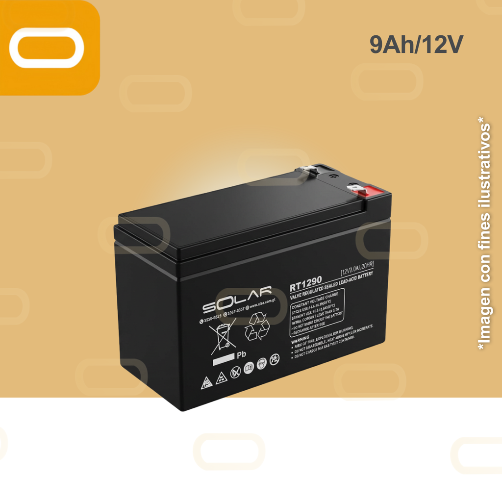 Batería de Gel 9Ah / 12V