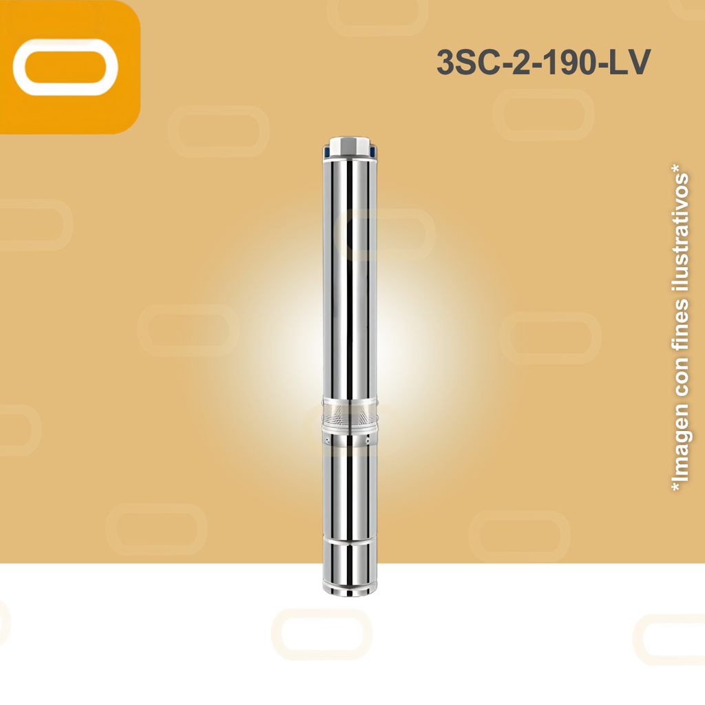 Bomba sumergible SOLAR 3SC-2-190-LV