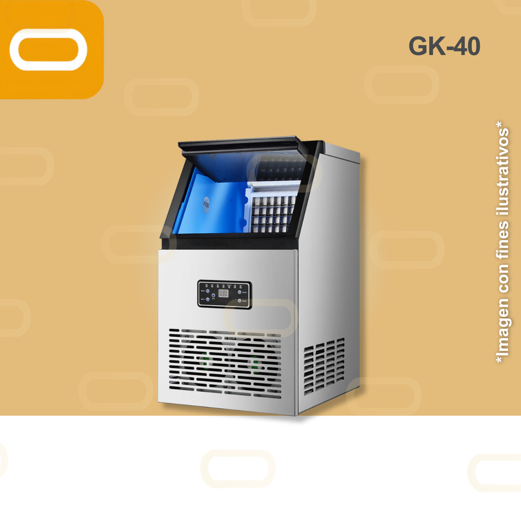 Máquina de hacer hielo Comercial - GK40  (35 - 70 lbs/24hrs)