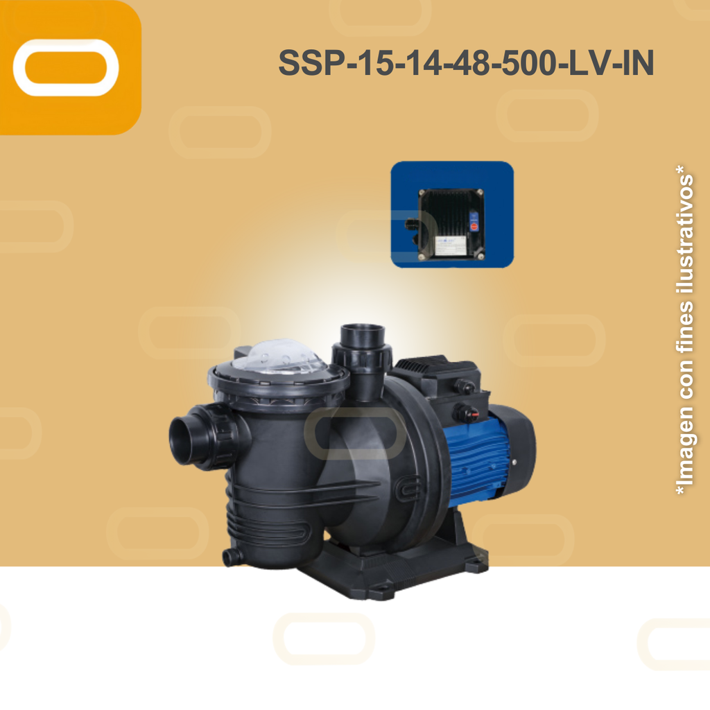Bomba Solar de Recirculación para Piscina SSP-15-14-500W