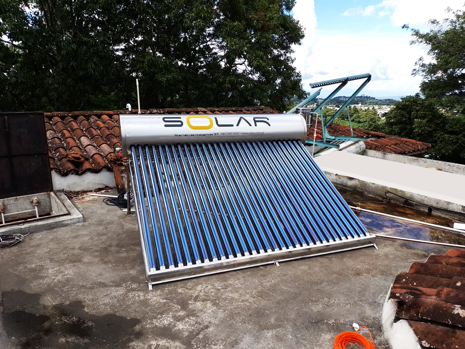 Instalacion 2 de Calentador Solar Deluxe 360 Litros / Inoxidable
