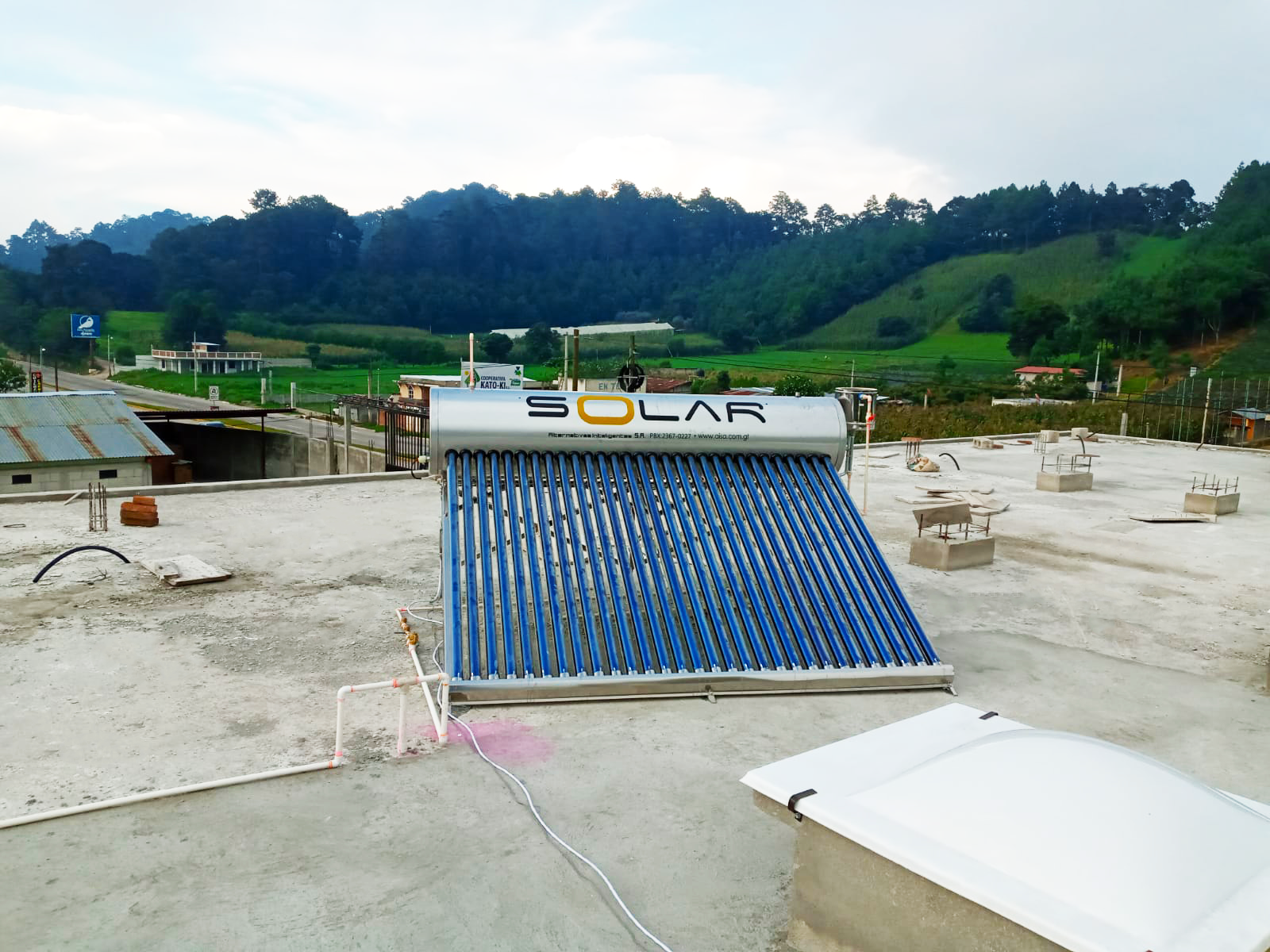 Instalacion 4 de Calentador Solar Deluxe 360 Litros / Inoxidable