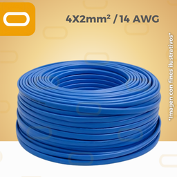 [Cable-Sumergible-4x2mm] Cable Sumergible 4x2mm² / 14 AWG