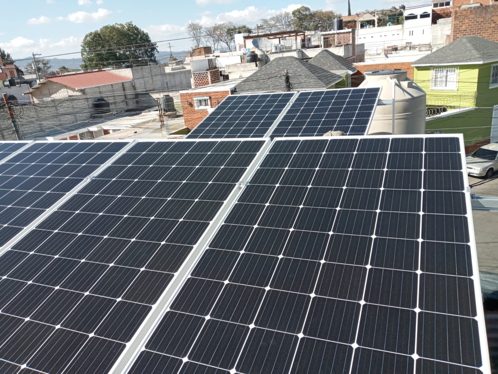 Instalacion 3 de Panel Solar de 380W Monocristalino - Half Cell