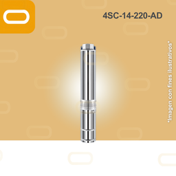 [25-210-AD-4SC-14-220-530-5500] Bomba sumergible SOLAR 4SC-14-220-AD
