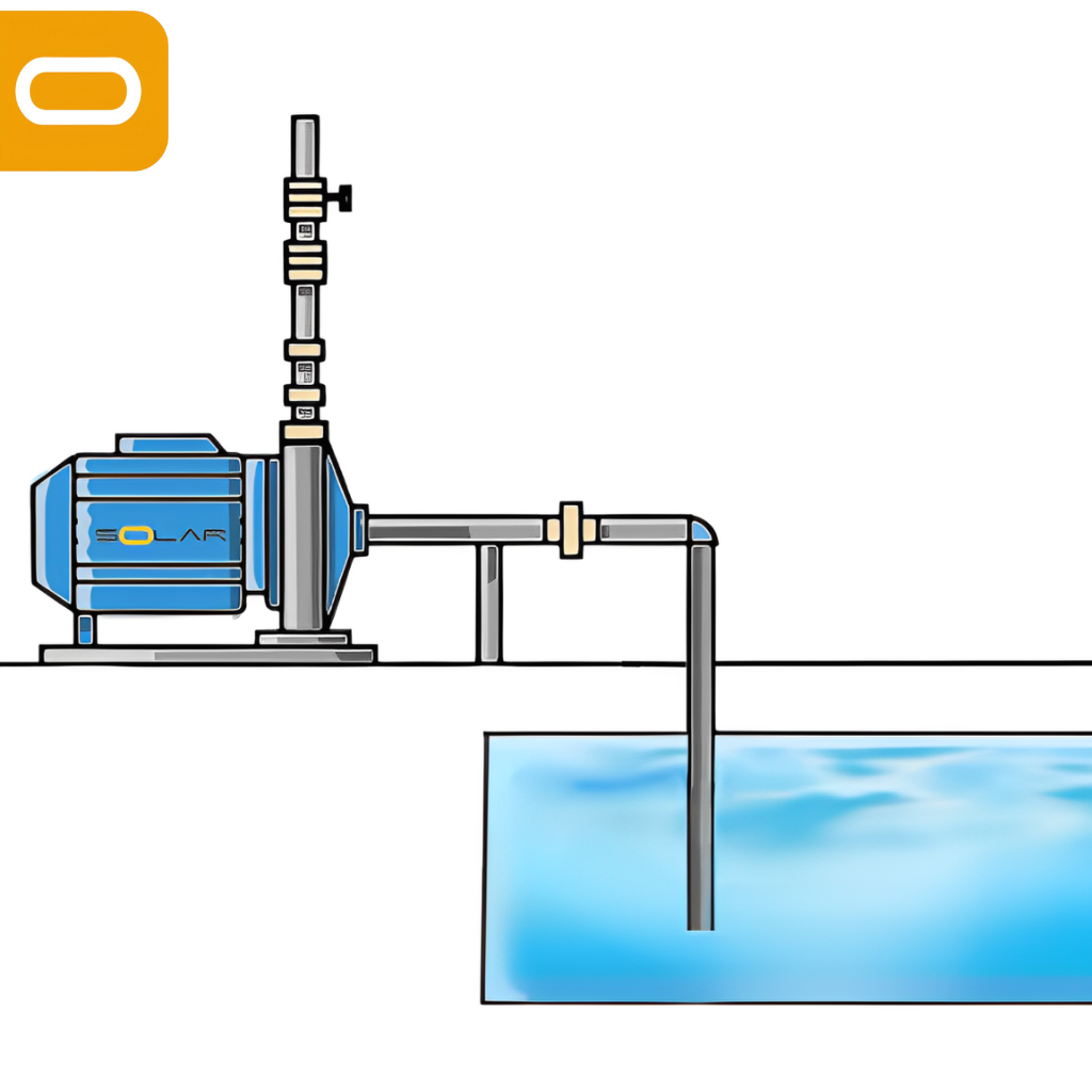 Instalacion 3 de Sistema Bomba Solar de Caudal no sumergible SCPM-26-15-615W