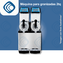 [Máquina-granizadas-XRJ12L×2] Máquina de granizadas 2 tanques