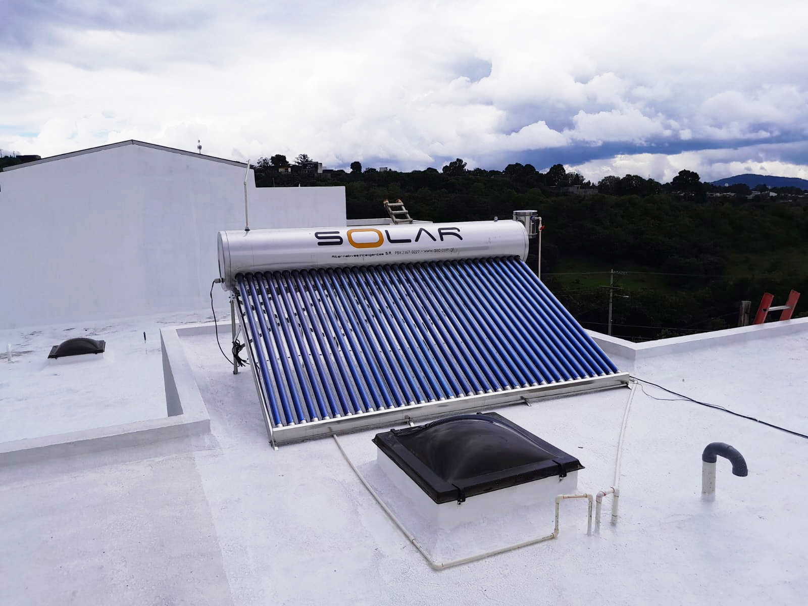 Instalacion 1 de Calentador Solar Deluxe 430 Litros / Inoxidable