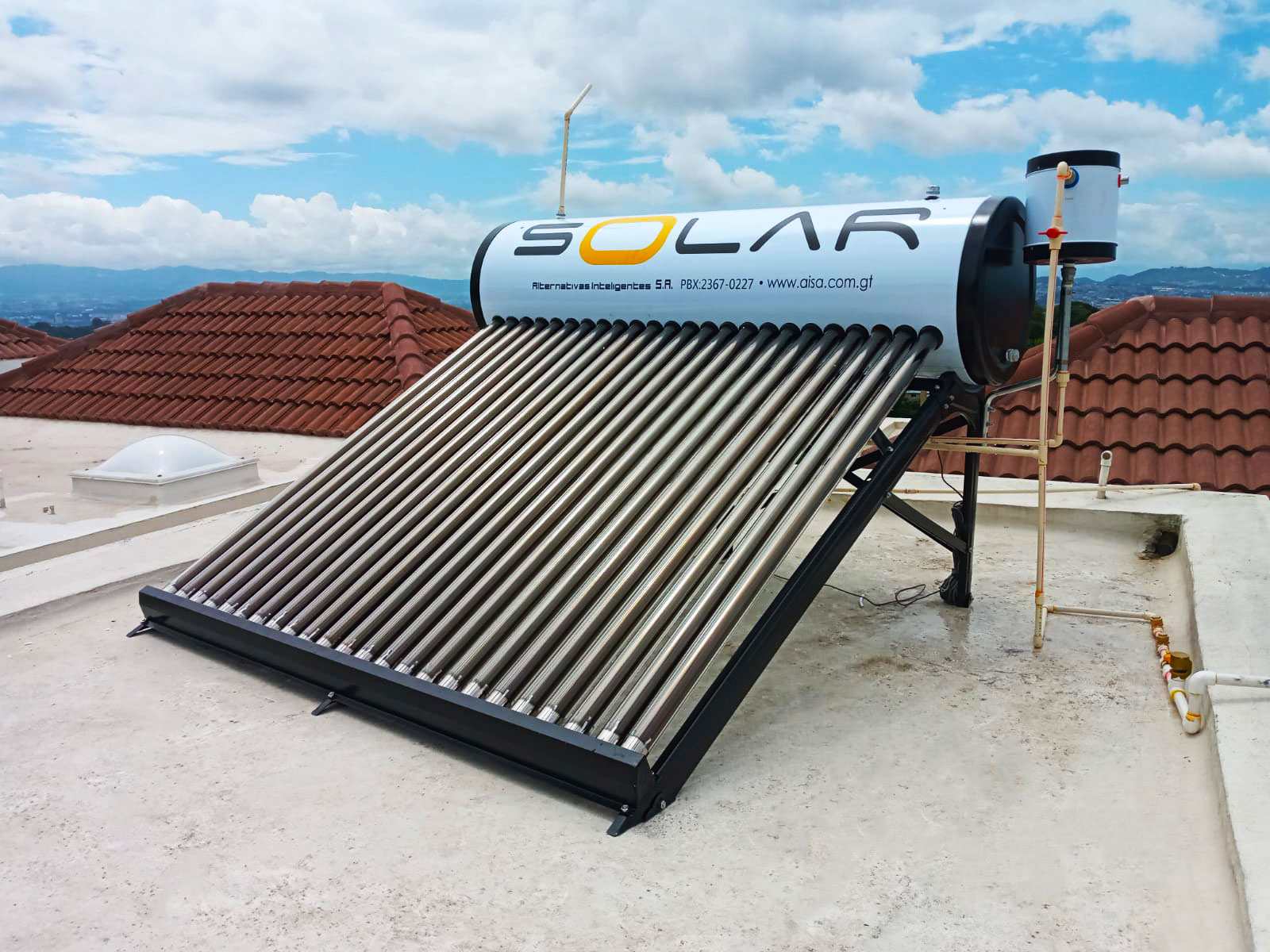 Instalacion 1 de Calentador Solar Smart 240 Litros / Galvanizado