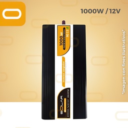 [Inv-Carga-Pro-1K-120V-12V] Inversor Cargador Solar Pro 1000W 12V