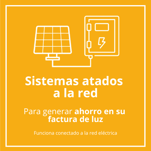 Sistemas de paneles solares atados a la red
