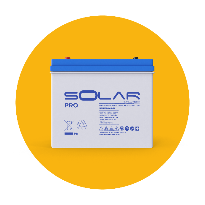 batería solar