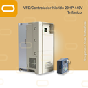 Variador de Frecuencia / Controlador Híbrido para bomba AC de 29HP de voltaje 440V Trifásico