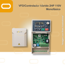 Variador de Frecuencia / Controlador Híbrido para bomba AC de 2HP de voltaje 110V Monofásico