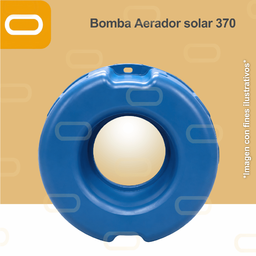 Aireador Solar para Piscicultura Estatico 370W