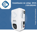 Estabilizador de voltaje 3KVA (120-220)VAC