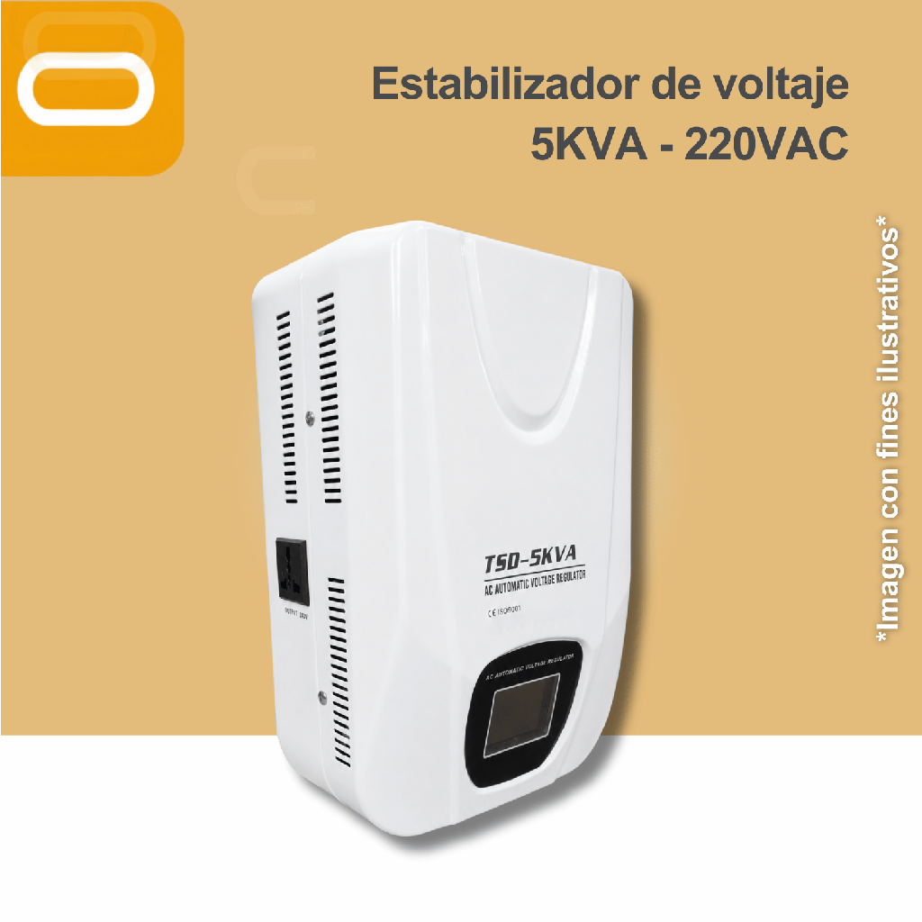 Estabilizador de voltaje 5KVA - 220VAC