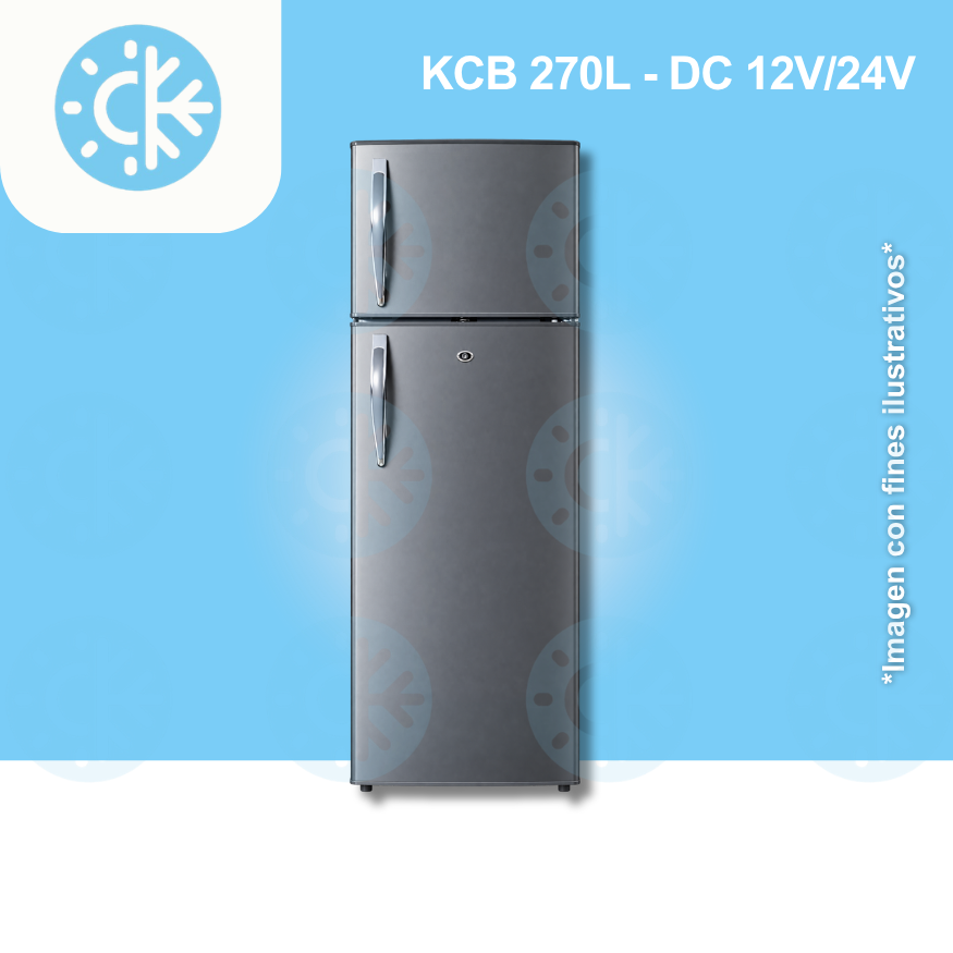 Sistema Solar Refrigerador 12/24V - 270 Litros