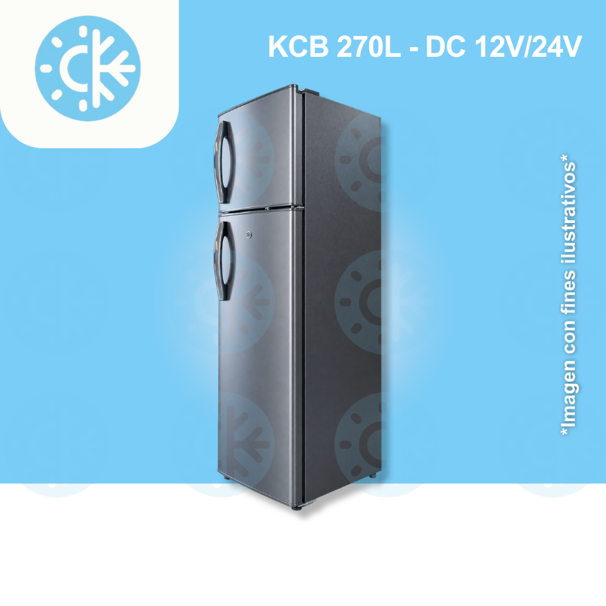 Sistema Solar Refrigerador 12/24V - 270 Litros