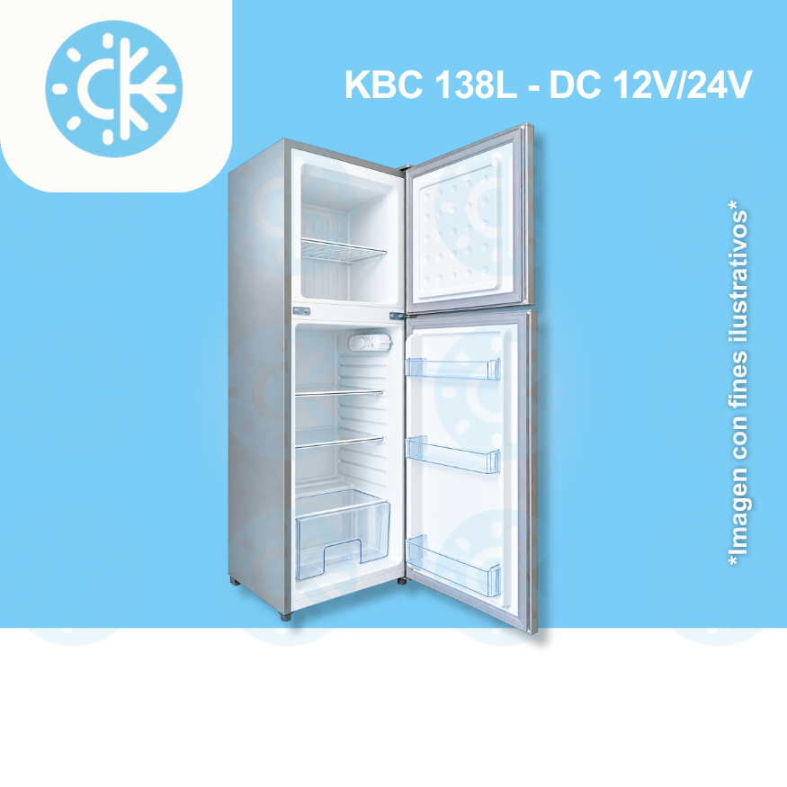 Sistema Solar Refrigerador 12/24V - 138 Litros