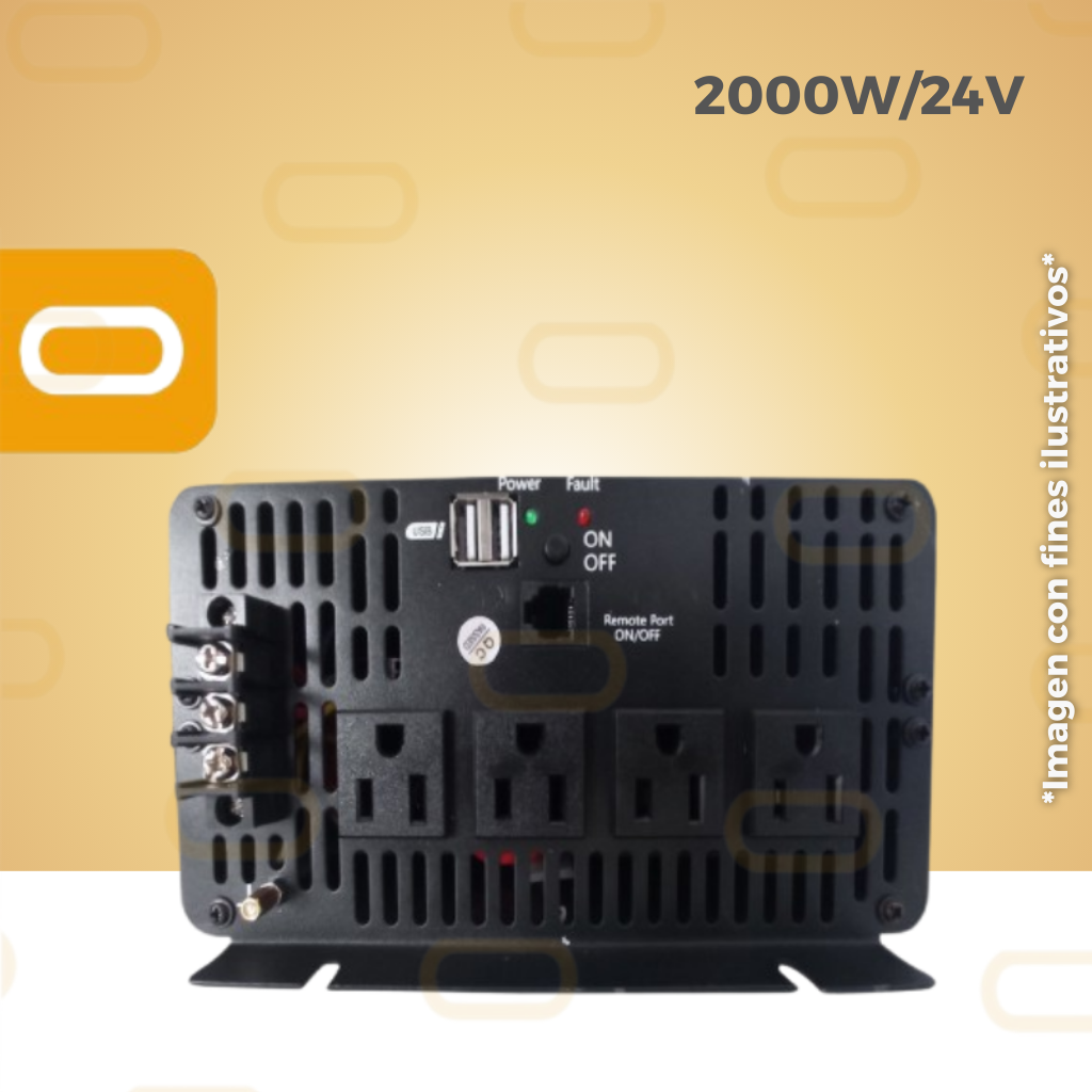 Inversor Pro 2000 W 24V