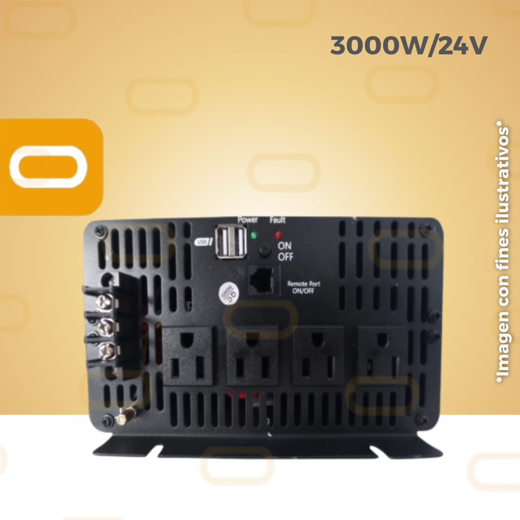 Inversor Pro 3000 W 24V