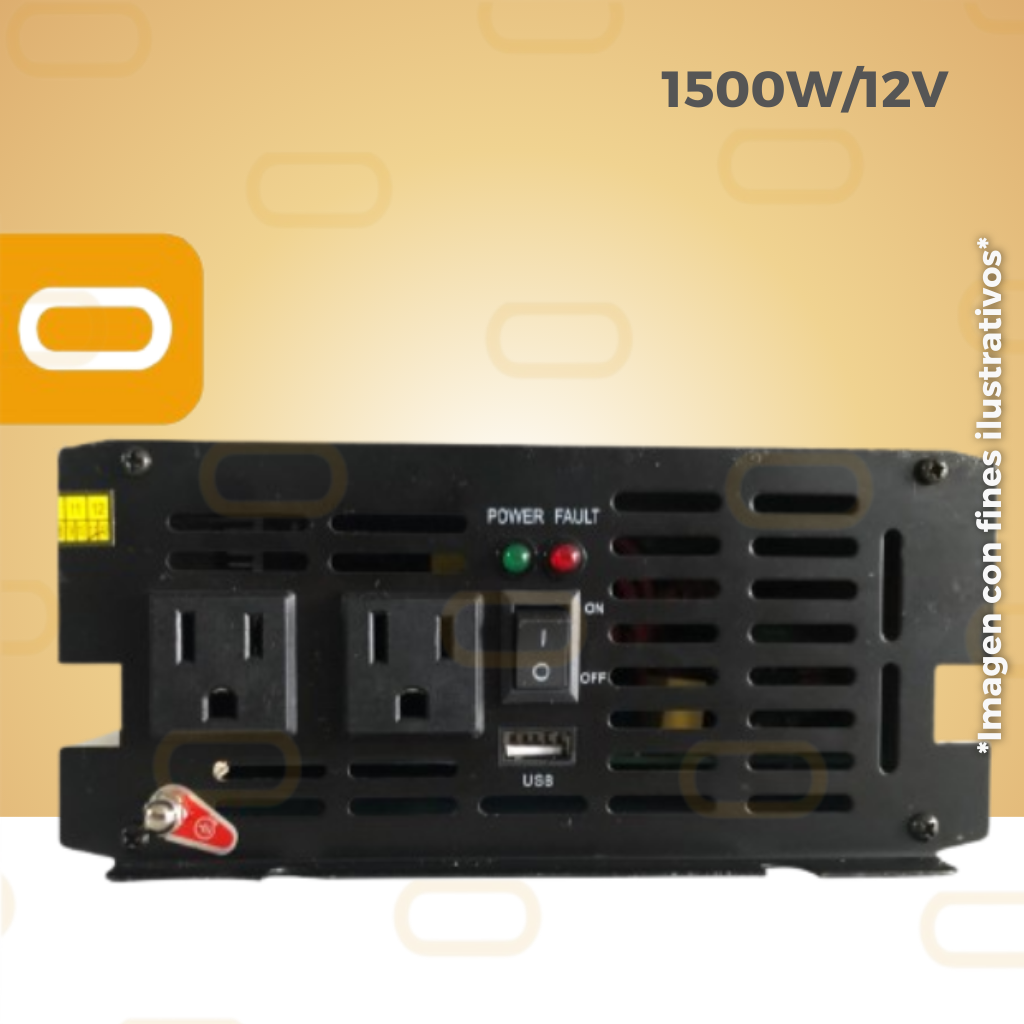 Inversor 1500 W 12V