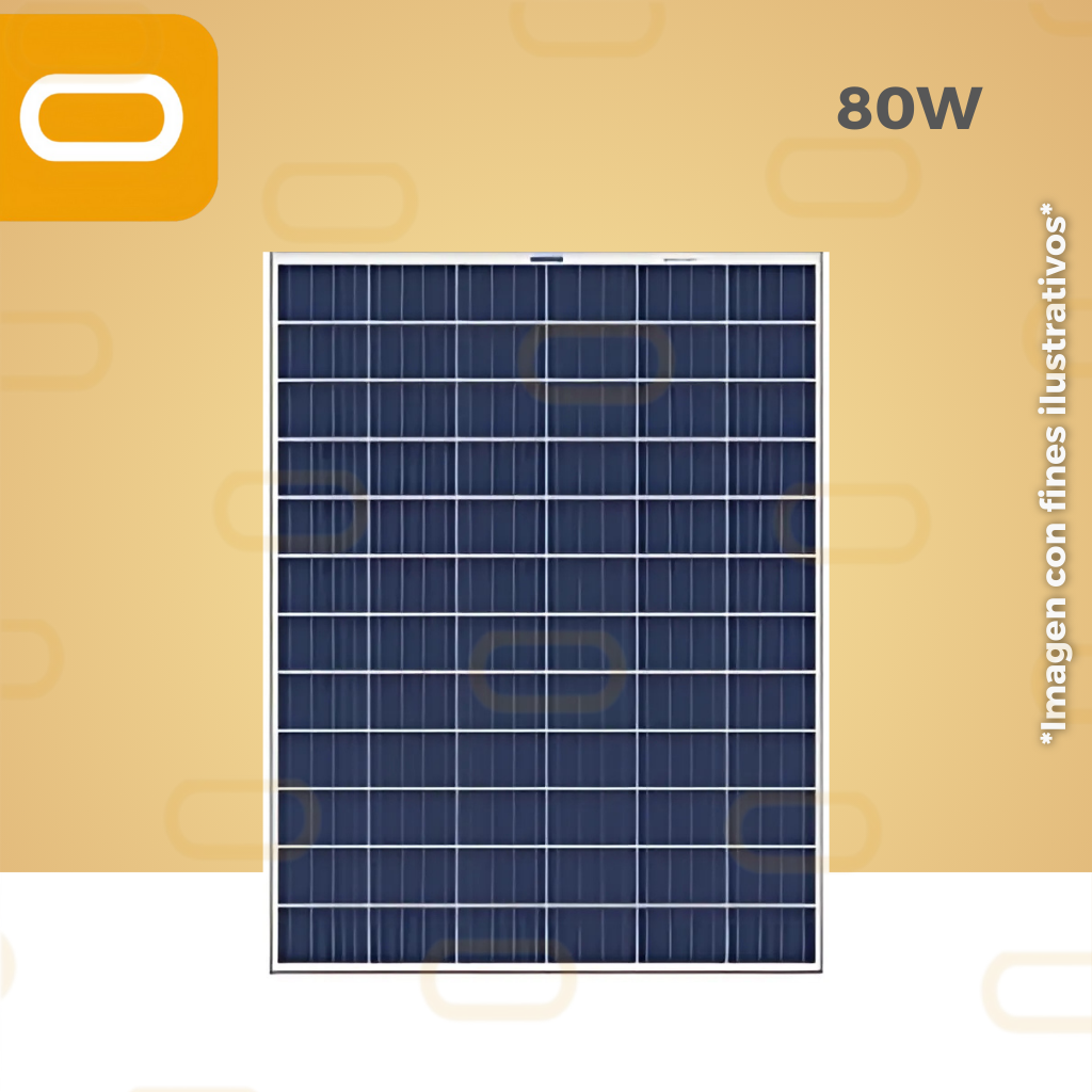 Panel Solar 80W Policristalino