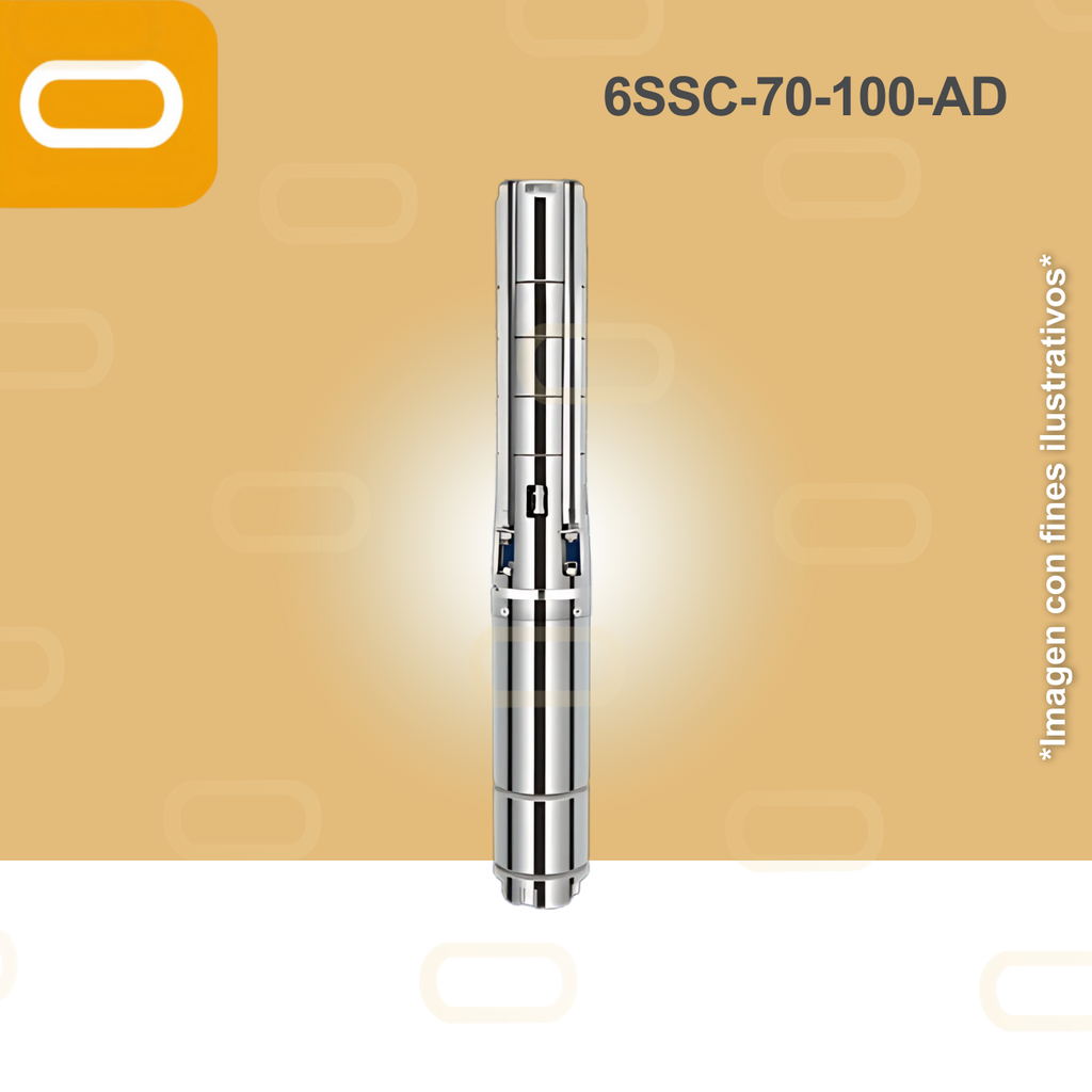 Bomba sumergible SOLAR 6SSC-70-100-AD