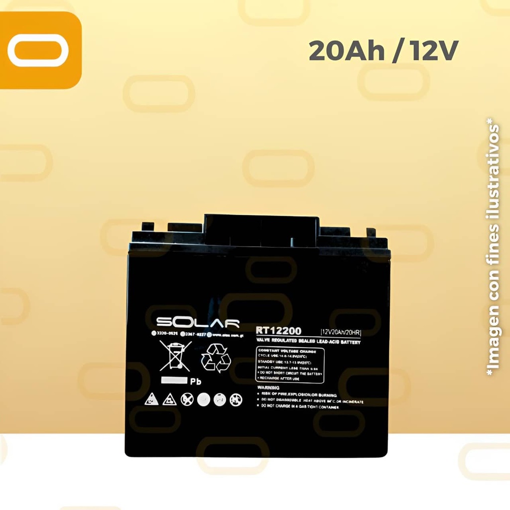 Batería de Gel 20Ah / 12V