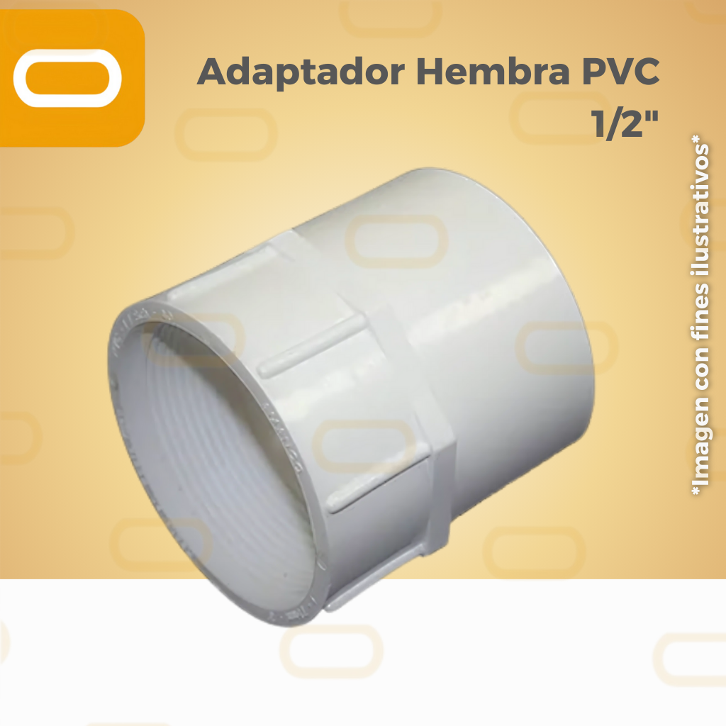 Adaptador Hembra PVC 1/2"