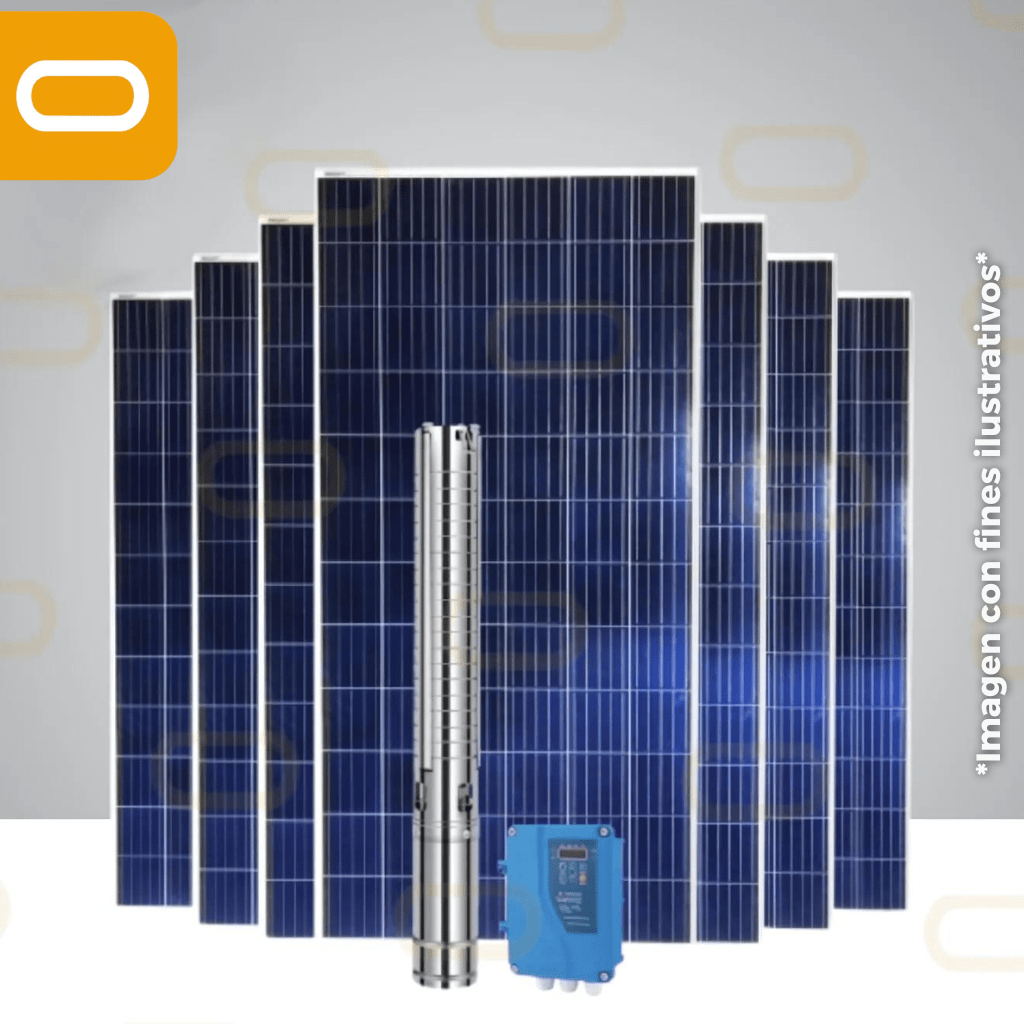 Sistema Bomba sumergible SOLAR 4SSC-19-135-380-4000-A/D-550
