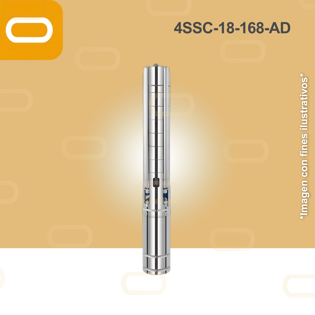 Bomba Sumergible SOLAR 4SSC-18-168-AD