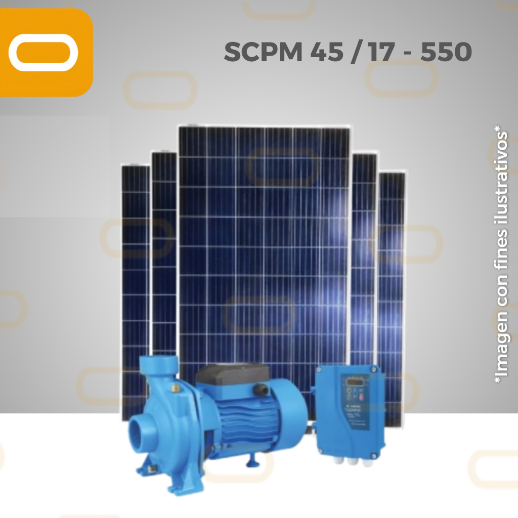 Sistema Bomba de caudal NO sumergible SOLAR SCPM-45-17-550