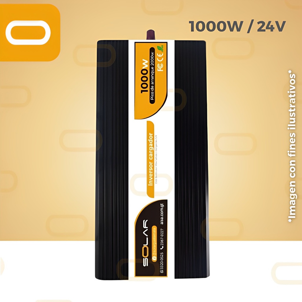 Inversor Cargador Pro 1000W 24V