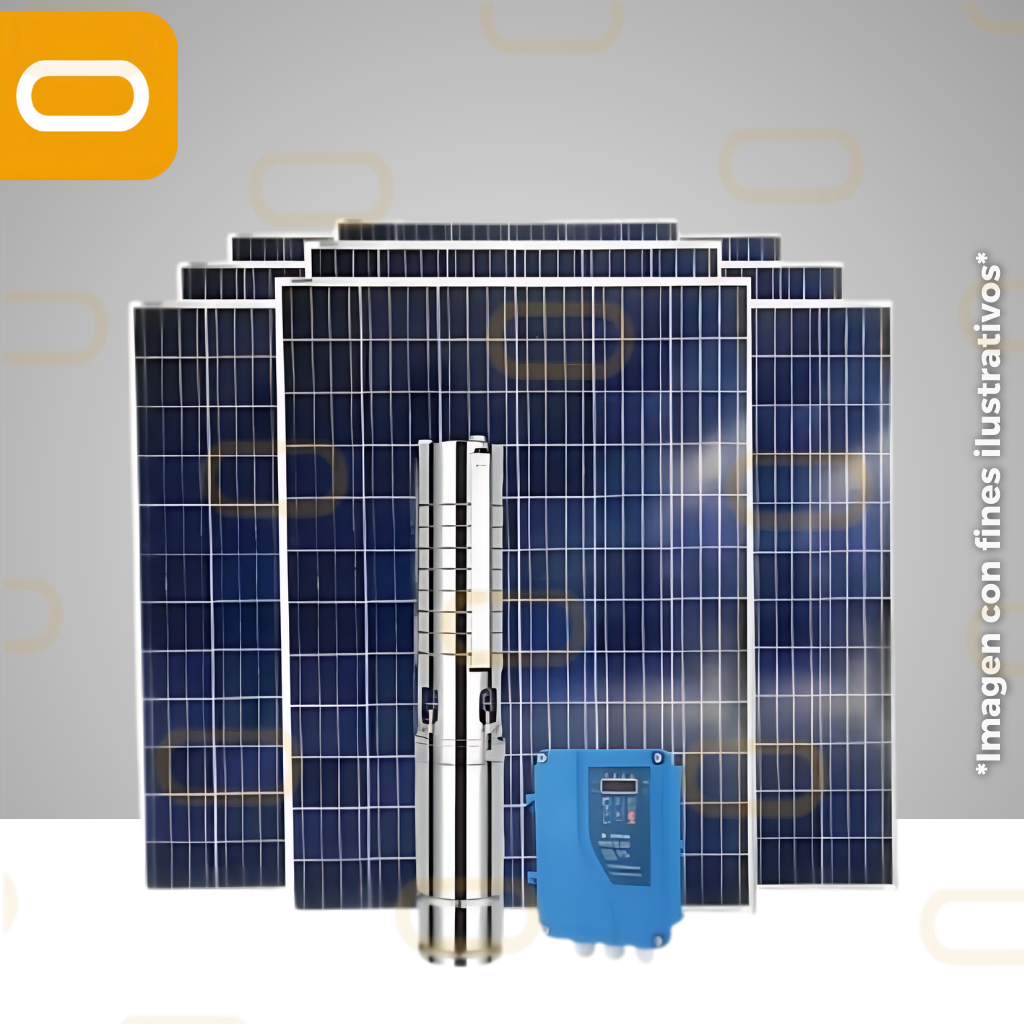 Sistema Bomba sumergible SOLAR 4SSC-18-168-AD-550