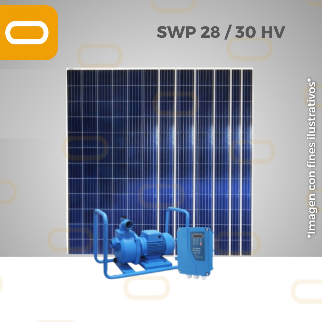 Sistema Bomba de caudal NO sumergible SOLAR SWP-28-30-HV-550