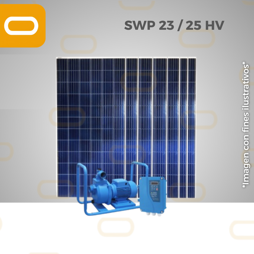 Sistema Bomba de caudal NO sumergible SOLAR SWP-23-25-HV-550