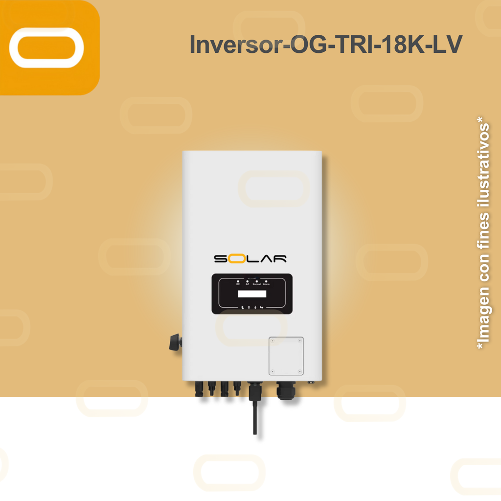 Inversor On Grid Solar Trifásico LV 18000W