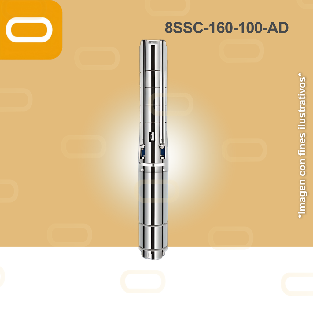 Bomba sumergible SOLAR 8SSC-160-100-AD